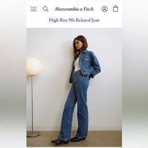 Abercrombie High Rise '90s Relaxed Jeans Tall